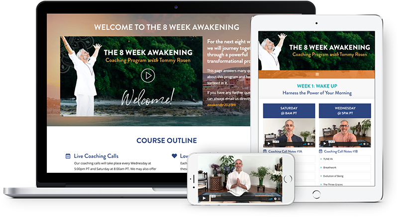 The 8 Week Awakening Coaching Program with Tommy Rosen